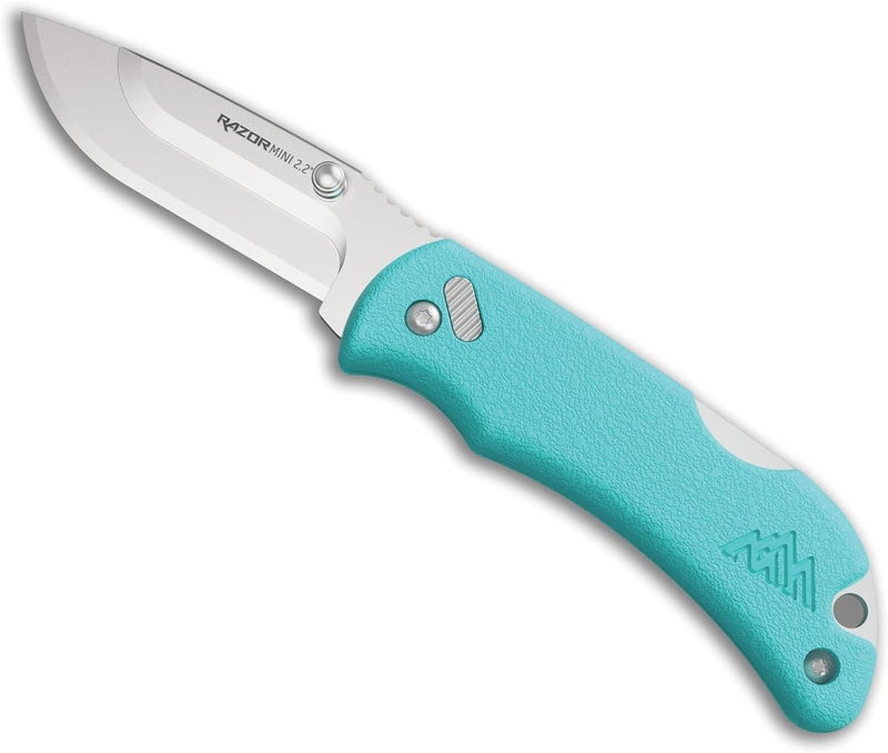 Outdoor Edge Razor Mini Folding Pocket Knife - Compact 2.2" EDC with RazorSafe Replaceable Blades - Perfect Small Everyday Carry - Includes 2 Replaceable Drop Point Blades - Great Gift for Women - Image 1